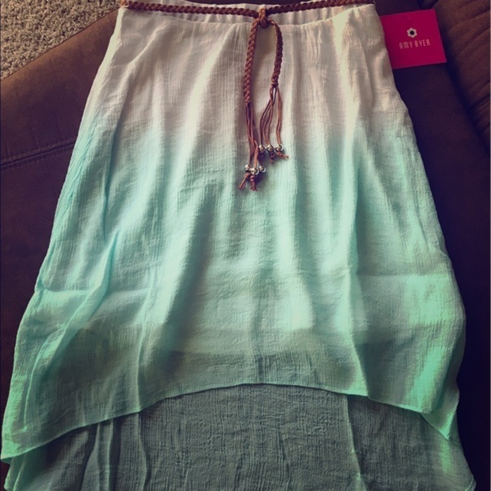 NWT AMY BYER Gauze Skirt Girls Med & Large